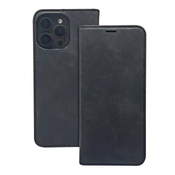 Smart Suede case iPhone 16e tok, fekete