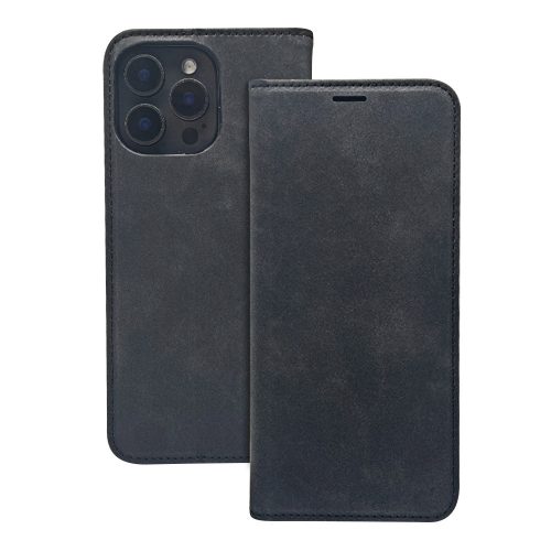 Smart Suede case iPhone 16e tok, fekete