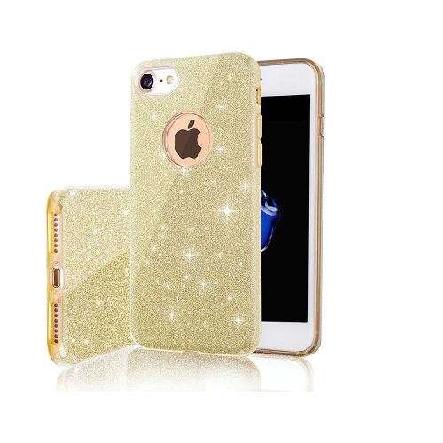 Glitter 3in1 iPhone 16e tok, arany