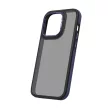 Crystal tok, fekete case iPhone 16e tok, kék
