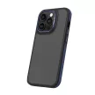 Crystal tok, fekete case iPhone 16e tok, kék