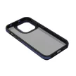 Crystal tok, fekete case iPhone 16e tok, kék