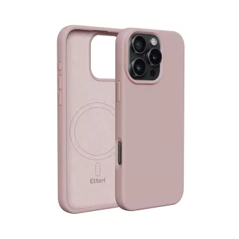 Etteri Silicone Mag case iPhone 17 tok, rózsaszín