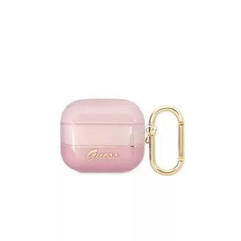 Guess Airpods 3 Translucent (GUA3HGCOHP) tok, rózsaszín