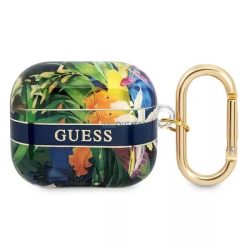   Guess Apple Airpods 3 Flower Strap Collection (GUA3HHFLB) tok, kék