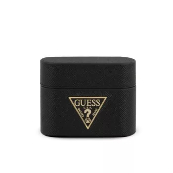   Guess Apple Airpods Pro Saffiano szilikon (GUACAPVSATMLBK) tok, fekete