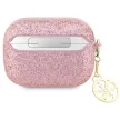 Guess Airpods Pro 2 Glitter Flake 4G Charm (GUAP2GLGSHP) tok, rózsaszín