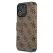 Guess GUBKP13X4GMGBR 4G Big Metal Logo iPhone 13 Pro Max 6.7", oldalra nyíló tok, barna