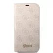 Guess GUBKP14XHG4SHP 4G Vintage Gold Logo iPhone 14 Pro Max 6.7 " rózsaszín /, oldalra nyíló tok, rózsaszín