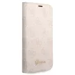 Guess GUBKP14XHG4SHP 4G Vintage Gold Logo iPhone 14 Pro Max 6.7 " rózsaszín /, oldalra nyíló tok, rózsaszín