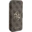 Guess GUBKP15L4GMGBR 4G Metal Logo iPhone 15 Pro 6.1" oldalra nyíló tok, barna