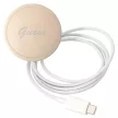 Guess Szett GUBPP13LH4EACSW Tok + Magsafe töltő iPhone 13 Pro hátlap, 4G Print, barna