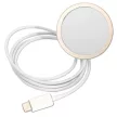 Guess Szett GUBPP13LH4EACSW Tok + Magsafe töltő iPhone 13 Pro hátlap, 4G Print, barna