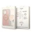 Guess GUBPP13XH4EACSP tok+ töltő iPhone 13 Pro Max MagSafe hátlap, tok, rózsaszín