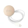 Guess Szett GUBPP14LHMEACSK Tok + Magsafe töltő iPhone 14 Pro 6.1" hátlap, Marble, fekete