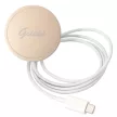 Guess Szett GUBPP14MH4EACSK Tok + Magsafe töltő iPhone 14 Plus 6.7" hátlap, 4G Print, fekete