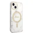 Guess Szett GUBPP14MHMEACSH Tok + Magsafe töltő iPhone 14 Plus 6.7" hátlap, Marble, fehér