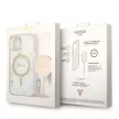 Guess Szett GUBPP14MHMEACSH Tok + Magsafe töltő iPhone 14 Plus 6.7" hátlap, Marble, fehér