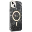 Guess Szett GUBPP14MHMEACSK Tok + Magsafe töltő iPhone 14 Plus 6.7" hátlap, Marble, fekete
