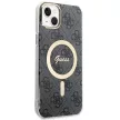 Guess iPhone 14 4G Print MagSafe (GUBPP14SH4EACSK) hátlap, tok és Magsafe vezeték nélküli wireless töltő, fekete