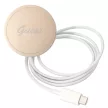 Guess iPhone 14 4G Print MagSafe (GUBPP14SH4EACSK) hátlap, tok és Magsafe vezeték nélküli wireless töltő, fekete