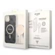 Guess iPhone 14 4G Print MagSafe (GUBPP14SH4EACSK) hátlap, tok és Magsafe vezeték nélküli wireless töltő, fekete