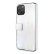Guess GUFLBKN58BLD iPhone 11 Pro oldalra nyíló tok Iridescent, ezüst