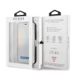 Guess GUFLBKN58BLD iPhone 11 Pro oldalra nyíló tok Iridescent, ezüst