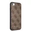 Guess iPhone 7/8/SE (2020/2022) 4G Metal Gold Logo (GUHCI8G4GFBR) hátlap, tok, barna