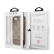Guess 4G Stripe iPhone 6/6S/7/8/SE (2020) (GUHCI8G4GLBR) hátlap, tok, barna