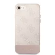 Guess iPhone 7/8/SE (2020/2022) 4G Stripe (GUHCI8G4GLPI) hátlap, tok, rózsaszín