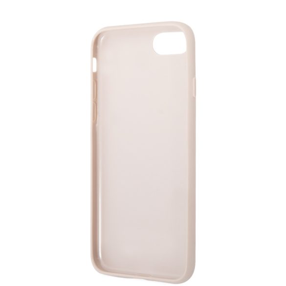 Guess iPhone 7/8/SE (2020/2022) 4G Stripe (GUHCI8G4GLPI) hátlap, tok, rózsaszín