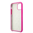 Guess iPhone 11 Pro Silicone 4G Tone On Tone (GUHCN58LS4GFU) hátlap, tok, pink