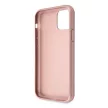 Guess Saffiano 4G Circle iPhone 11 Pro (GUHCN58RSSASRG) hátlap, tok, rozé arany