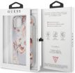 Guess iPhone 11 Flower Shiny N.1 (GUHCN61IMLFL02) hátlap, tok, mintás, színes
