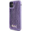 Guess GUHCN61PSFDGSU Sequin Script Metal iPhone 11/Xr 6.1", lila /, hátlap, tok, lila