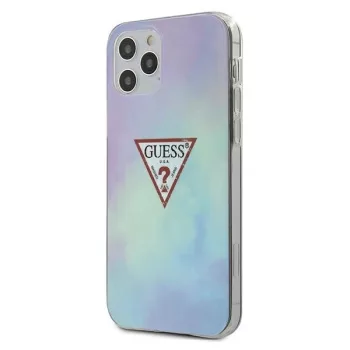   Guess GUHCP12LPCUMCGC02 iPhone 12 Pro Max 6.7" hátlap, tok Tie & Dye Collection, kék