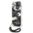 Guess GUHCP12MKSARBK Camo Collection iPhone 12/12 Pro 6.1", hátlap, tok, fekete