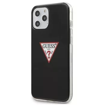   Guess GUHCP12MPCUCTLBK iPhone 12/12 Pro 6.1" hátlap, tok Triangle Collection, fekete