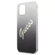 Guess GUHCP12MPCUGLSBK iPhone 12/12 Pro 6.1" hátlap, tok Glitter Gradient Script, fekete