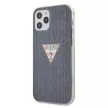 Guess iPhone 12/12 Pro Hardcase Jeans Collection (GUHCP12MPCUJULDB) hátlap, tok, kék
