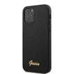 Guess iPhone 12/12 Pro Iridescent Love (GUHCP12MPUILGBK) hátlap, tok, fekete