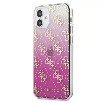   Guess GUHCP12SPCU4GGPI iPhone 12 mini 5.4" hátlap, tok 4G Gradient, rózsaszín