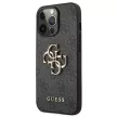 Guess GUHCP13L4GMGGR iPhone 13 Pro/13 6.1" hátlap, tok 4G Big Metal Logo, szürke