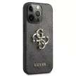 Guess GUHCP13L4GMGGR iPhone 13 Pro/13 6.1" hátlap, tok 4G Big Metal Logo, szürke