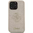 Guess GUHCP13LHG4SGD Glitter Script Big 4G iPhone 13/13 Pro 6.1" hátlap, tok, arany