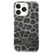 Guess GUHCP13LHSLEOK iPhone 13 Pro/13 6.1" hátlap, tok Leopard, szürke