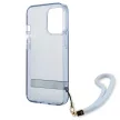 Guess GUHCP13LHTSGSB iPhone 13 Pro/13 6,1 " hátlap, tok Translucent Stap, kék