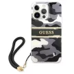 Guess GUHCP13LKCABBK Camo Strap Collection iPhone 13/13 Pro 6.1", hátlap, tok, fekete