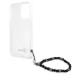 Guess GUHCP13LKPSBK iPhone 13 Pro/13 6.1", átlátszó hátlap, tok Pearl, fekete